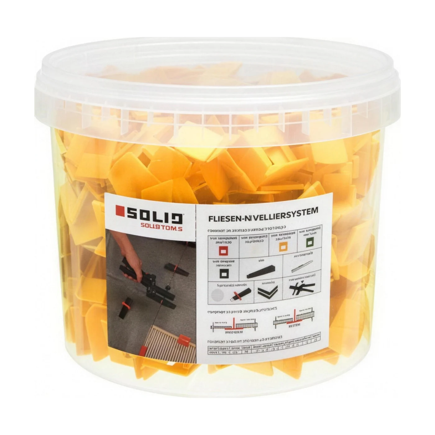 SOLID Nivelliersystem - Zuglaschen 440Stk. BOX