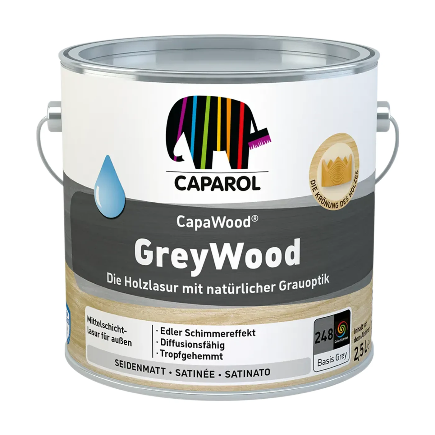 Caparol CapaWood GreyWood Holzlasur Wunschfarbton