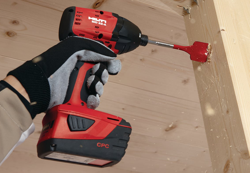 HILTI Holz-Flachfräsbohrersatz 16-32mm 7tlg. HILTI Holz-Flachfräsbohrersatz 16-32mm 7tlg.