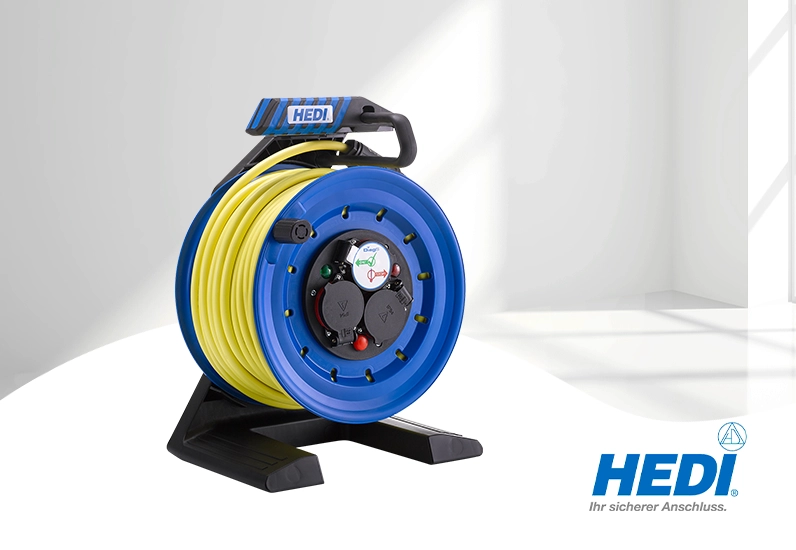 HEDI Kabeltrommel Gen.7 Companion / Panzerkabel extrem robust IP44