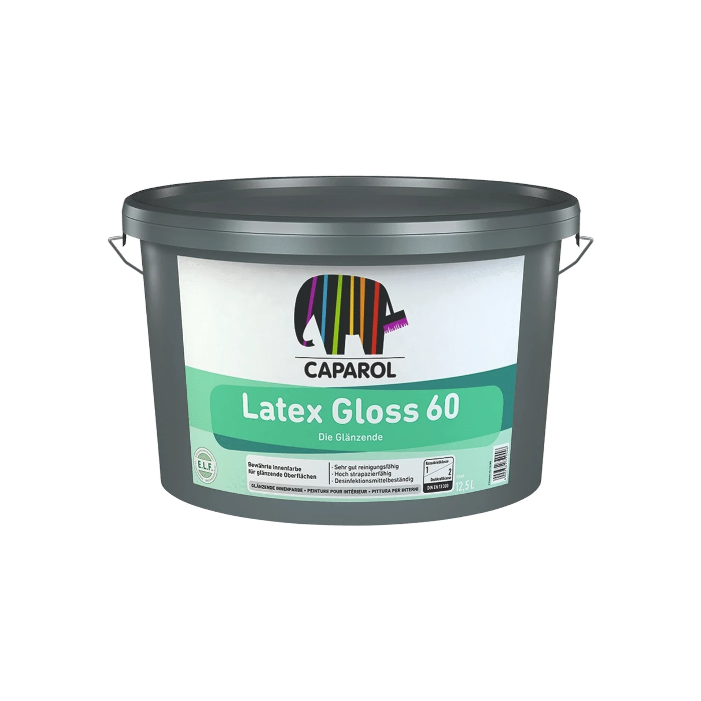 Caparol Latex Gloss 60 glänzende Latexfarbe – Packshot Hersteller