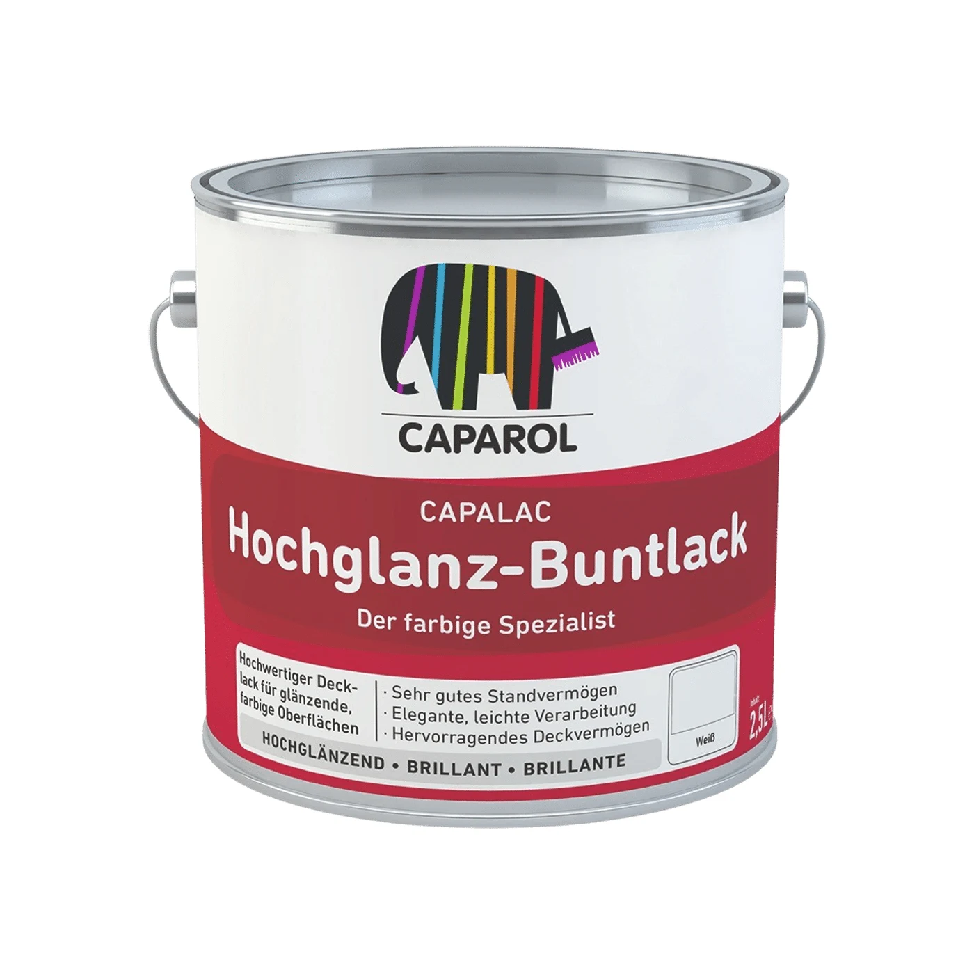 Caparol Capalac Hochglanz-Buntlack Wunschfarbton – Packshot Hersteller