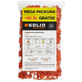 SOLID Nivelliersystem - Zuglaschen 440Stk. SOLID Nivelliersystem - Zuglaschen 440Stk.
