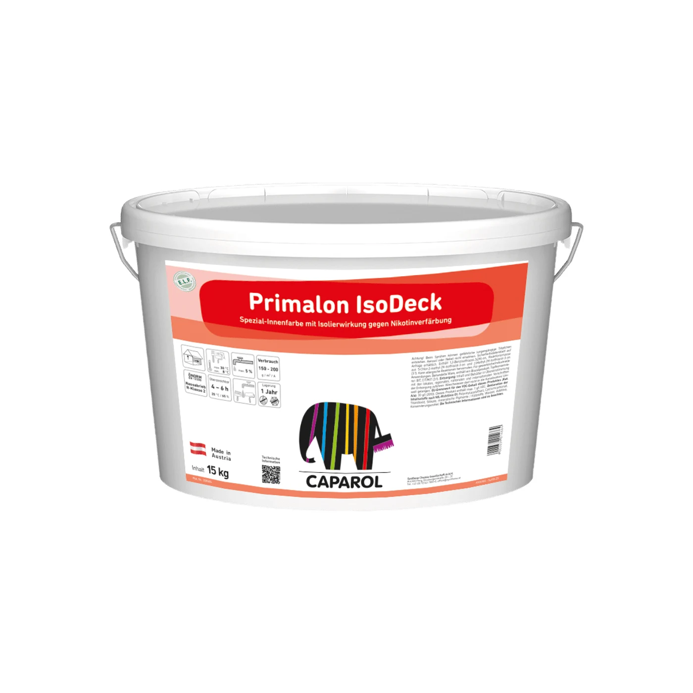 Caparol Primalon IsoDeck Nikotin-Isolierfarbe – Packshot Hersteller