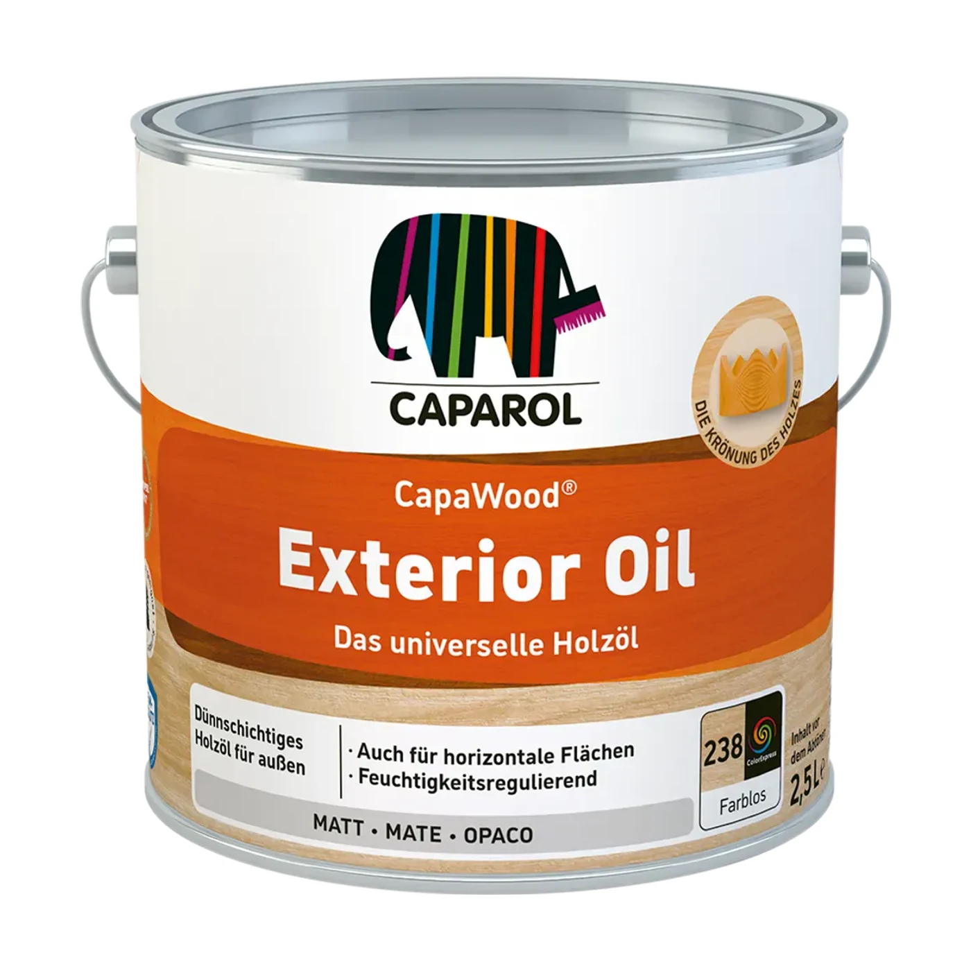 Caparol CapaWood Exterior Oil Holzöl Wunschfarbton