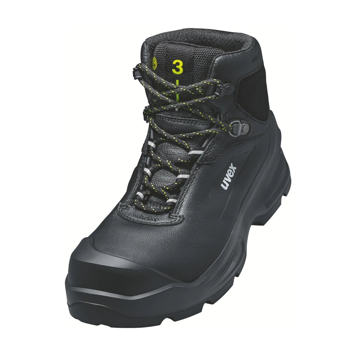 uvex 3 S3 Sicherheitsstiefel schwarz – Packshot Hersteller