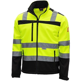 NITRAS Warnschutz - Softshelljacke neongelb