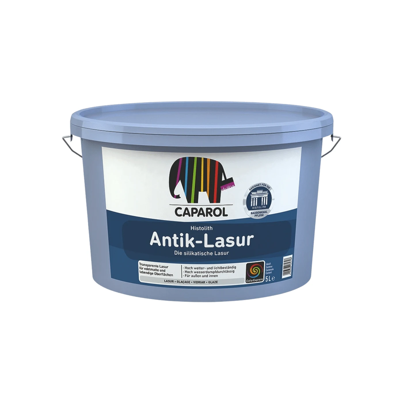 Caparol Histolith Antik-Lasur Silikatlasur Wunschfarbton – Packshot Hersteller