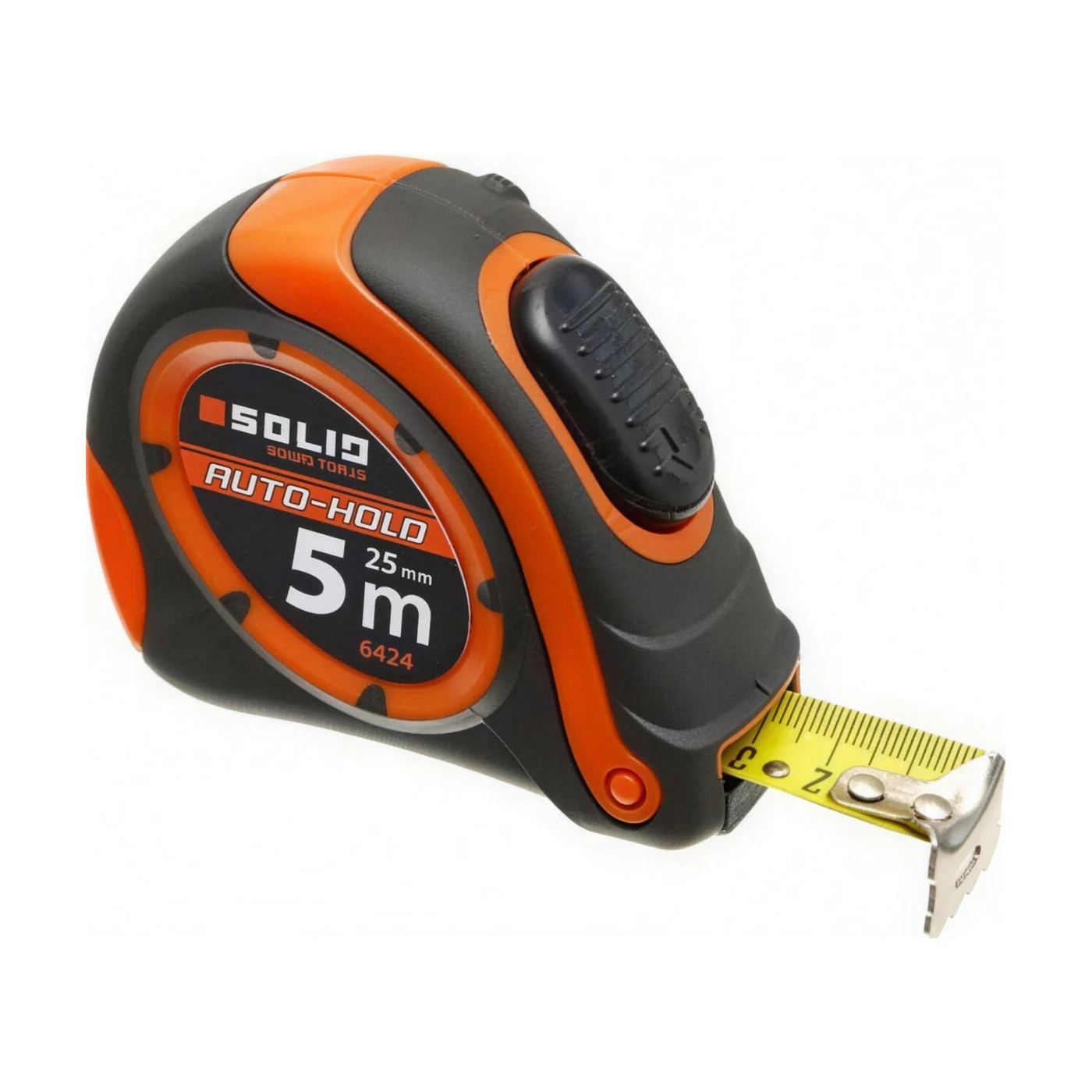 SOLID Rollmaßband - Rollmeter 5m / 25mm Auto-Hold