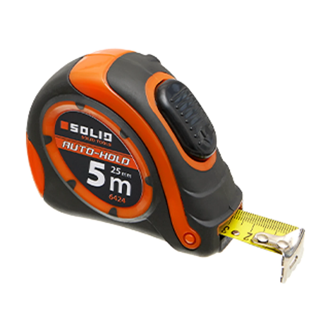 SOLID Rollmaßband - Rollmeter 5m / 25mm Auto-Hold