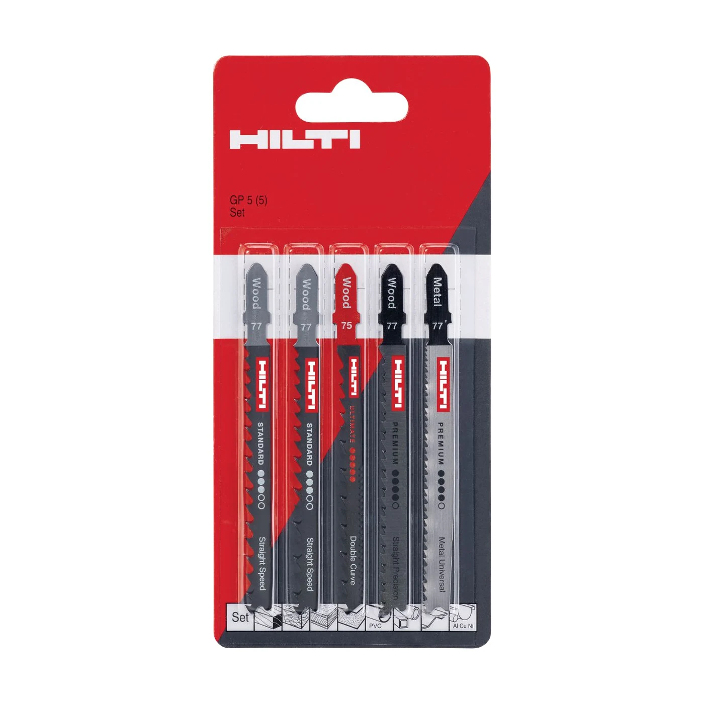 HILTI Stichsägeblatt-Set 10tlg.