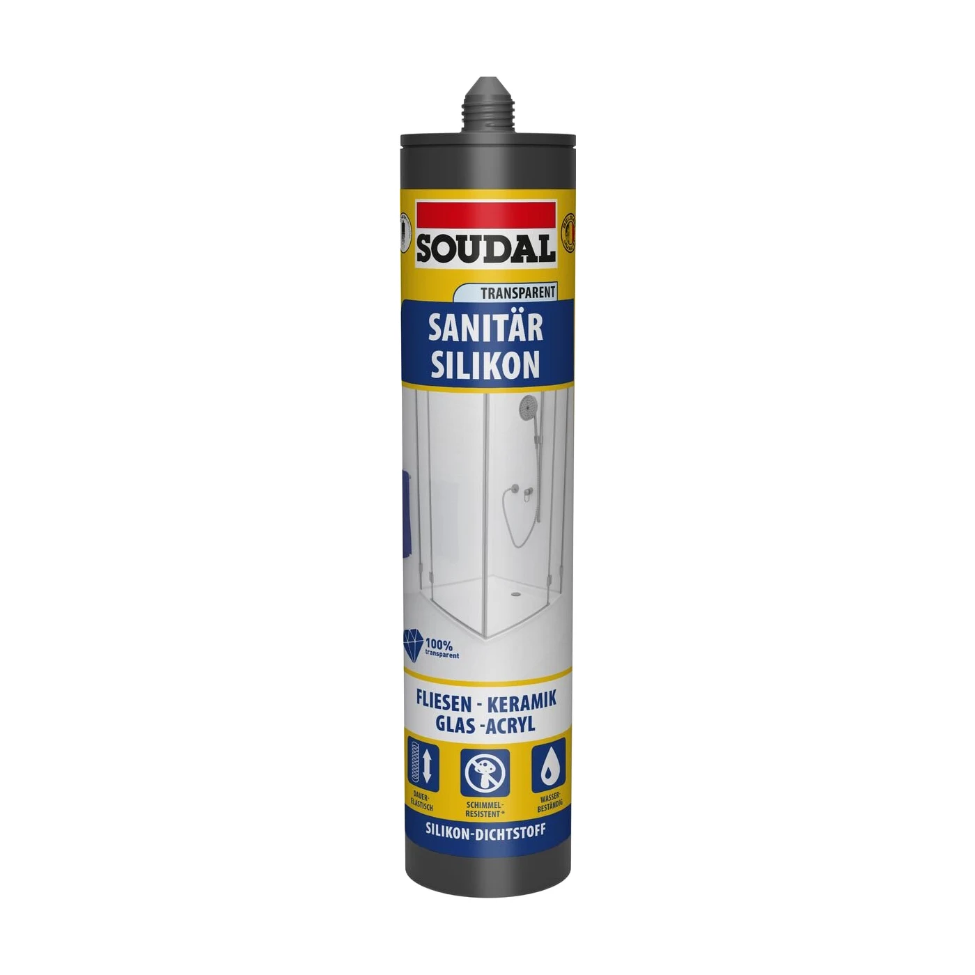 Soudal Dusche & Bad Silikon Schimmelschutz 300ml