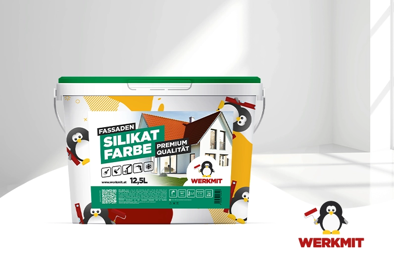 WERKMIT Silikat Fassadenfarbe 