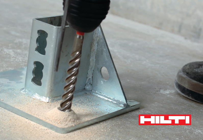 HILTI TE-CX Beton-Hammerbohrersatz 6tlg.  6/8/10 HILTI TE-CX Beton-Hammerbohrersatz 6tlg.  6/8/10