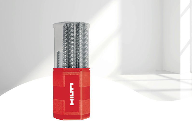 HILTI TE-CX Beton-Hammerbohrersatz 6tlg.  6/8/10 HILTI TE-CX Beton-Hammerbohrersatz 6tlg.  6/8/10