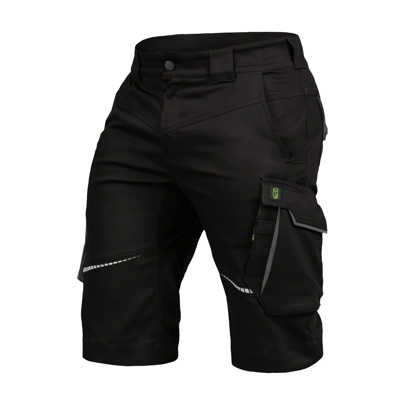 Leibwächter Arbeitsshorts - Bermudas Flexline schwarz/grau