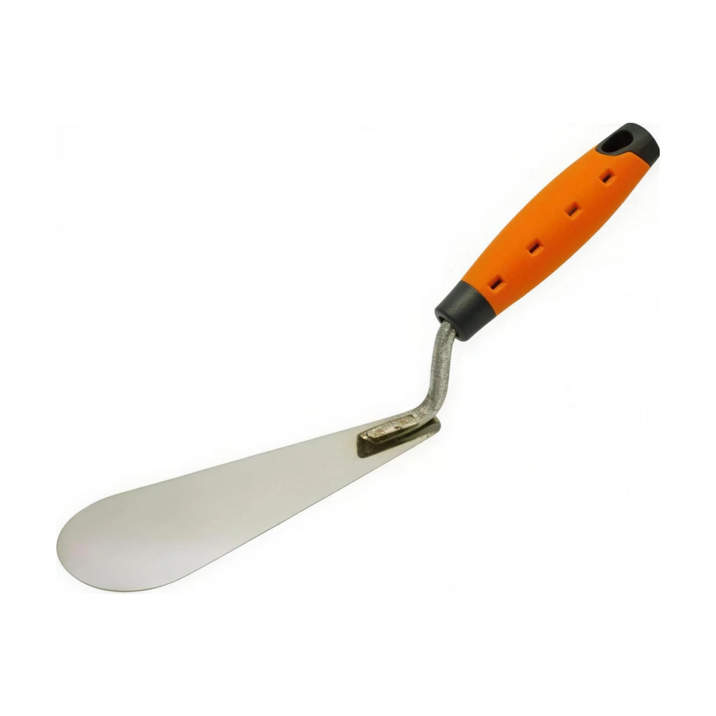 SOLID Katzenzungenkelle 160mm breit rostfrei 2-K Griff 