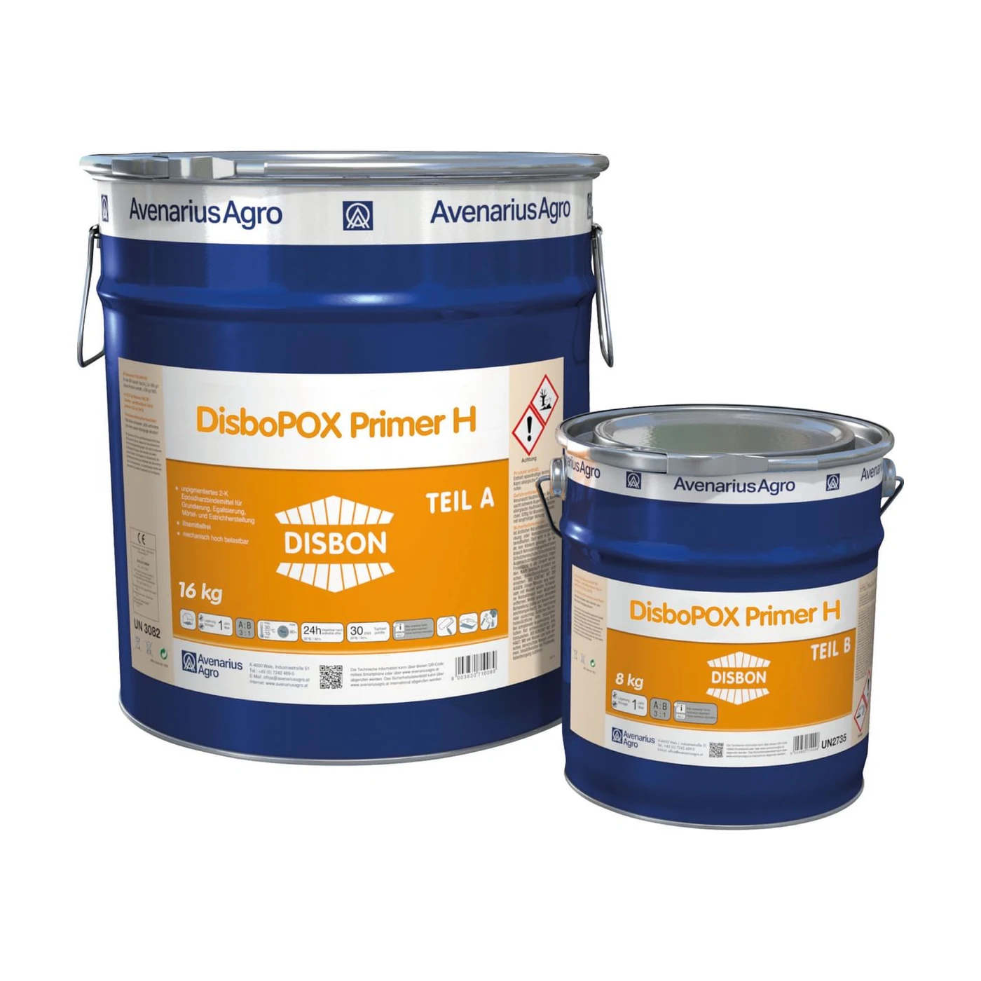 Disbon DisboPOX Primer H 2K-EP-Grundierung für nassfeuchten Beton – Packshot Hersteller