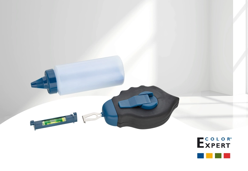 ColorExpert Schlagschnurgerät-Set 30m + 115g Kreidepulver ColorExpert Schlagschnurgerät-Set 30m + 115g Kreidepulver