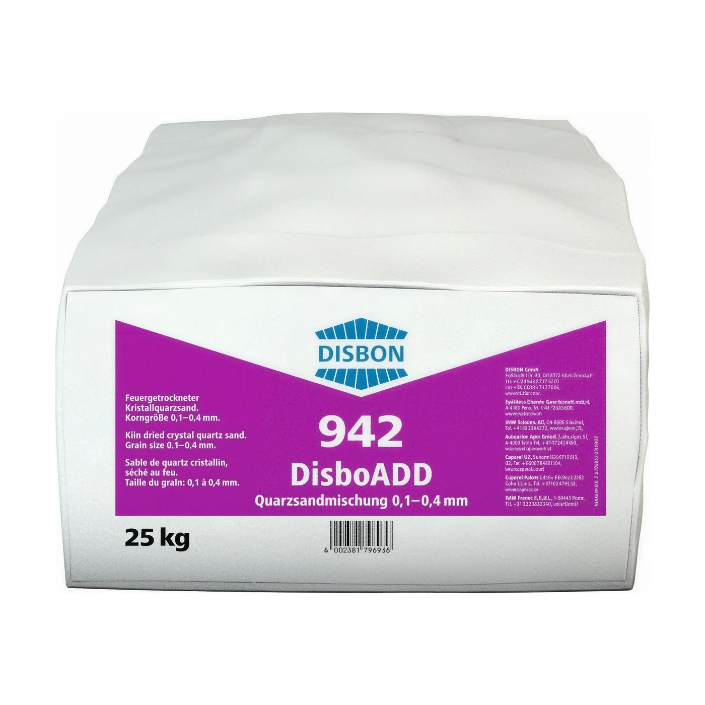 DISBON DisboADD 942 Quarzsandmischung 0,1 - 0,4mm 25kg