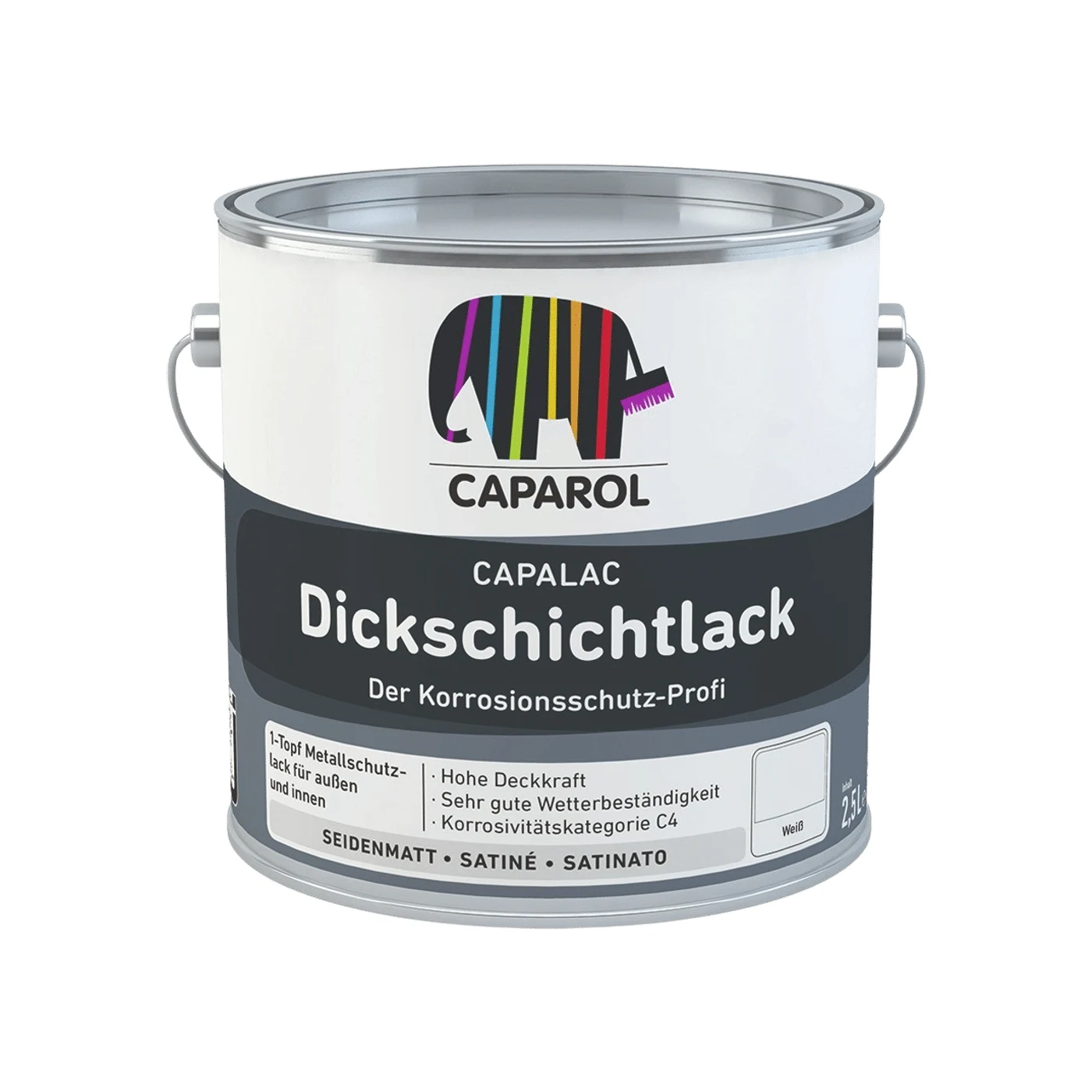 Caparol Capalac Dickschichtlack Metallschutzlack – Packshot Hersteller