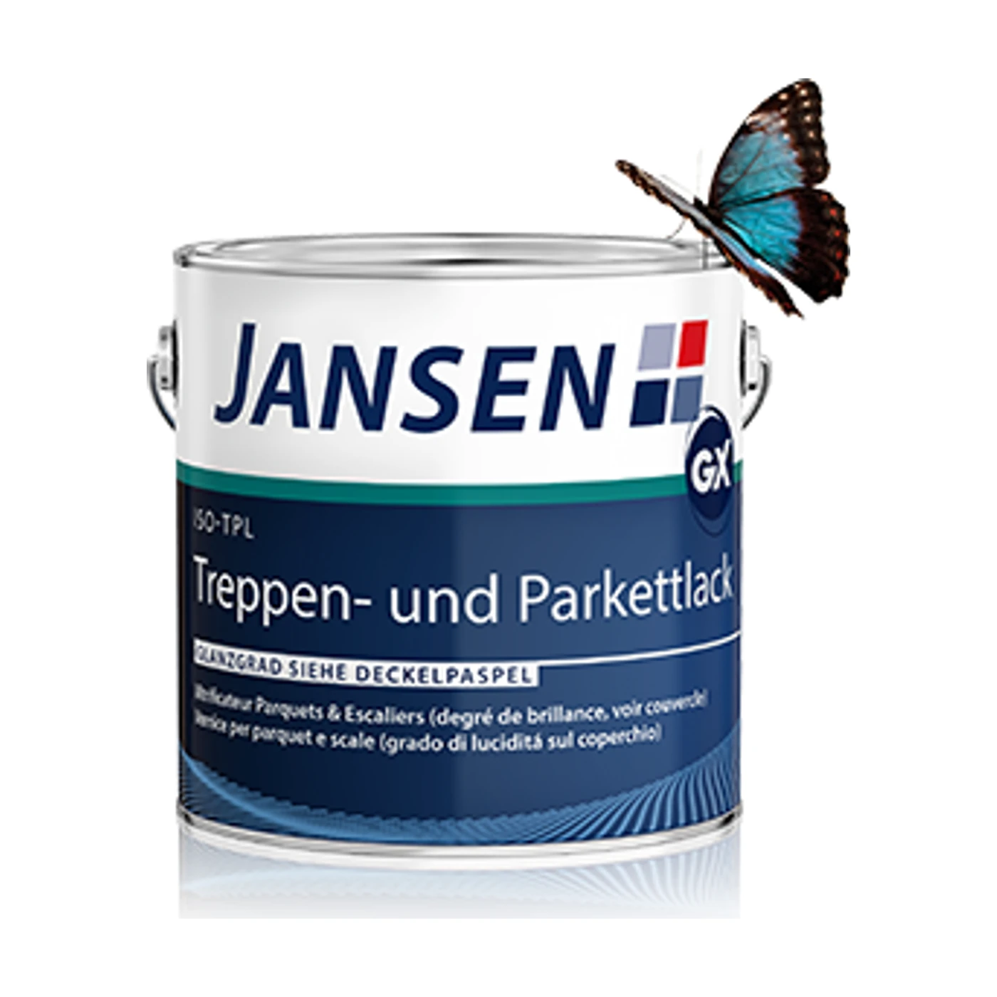 JANSEN ISO-TPL Treppen- und Parkettlack – Packshot Hersteller (Jansen)