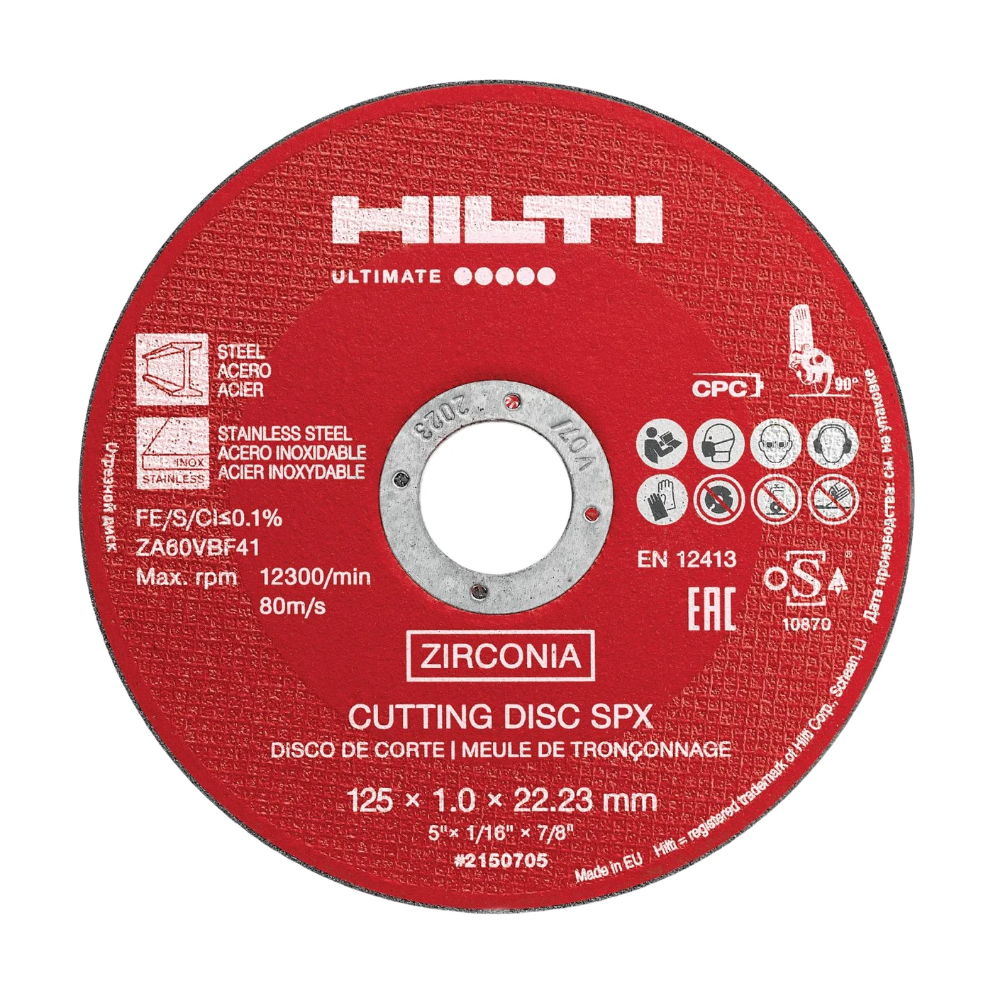 HILTI Trennscheiben SPX für Edelstahl