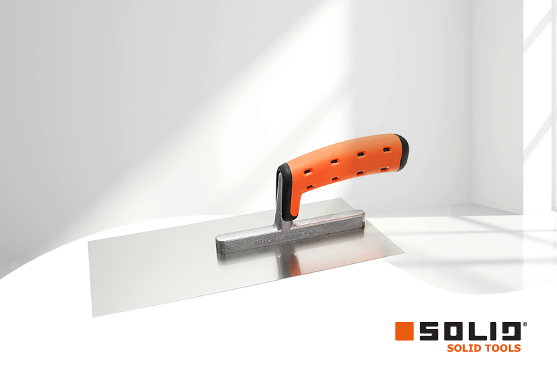 SOLID Glättkelle 270x130 zum Anwerfen von Putz SOLID Glättkelle 270x130 zum Anwerfen von Putz