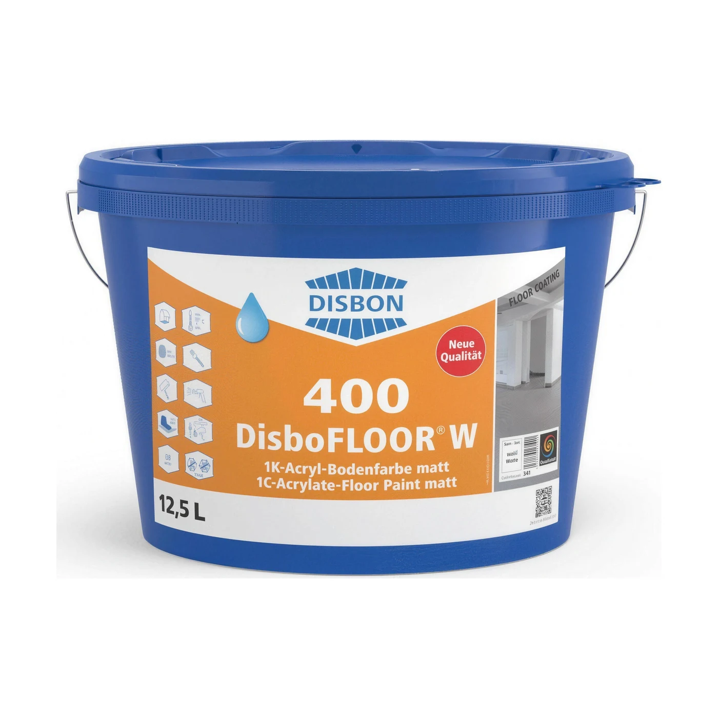 DISBON 400 1K-Acryl-Bodenfarbe 
