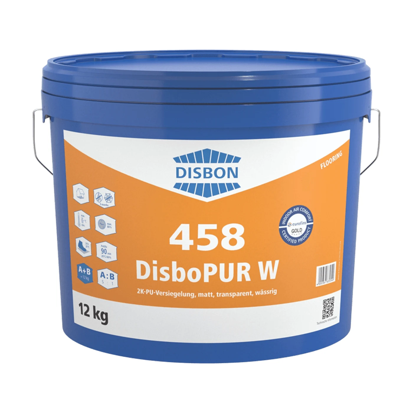 DISBON DisboPUR W 458 2K-PU-Versiegelung  4kg