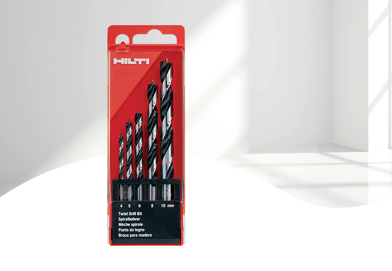 HILTI Holz-Spiralbohrersatz 5tlg. HILTI Holz-Spiralbohrersatz 5tlg.