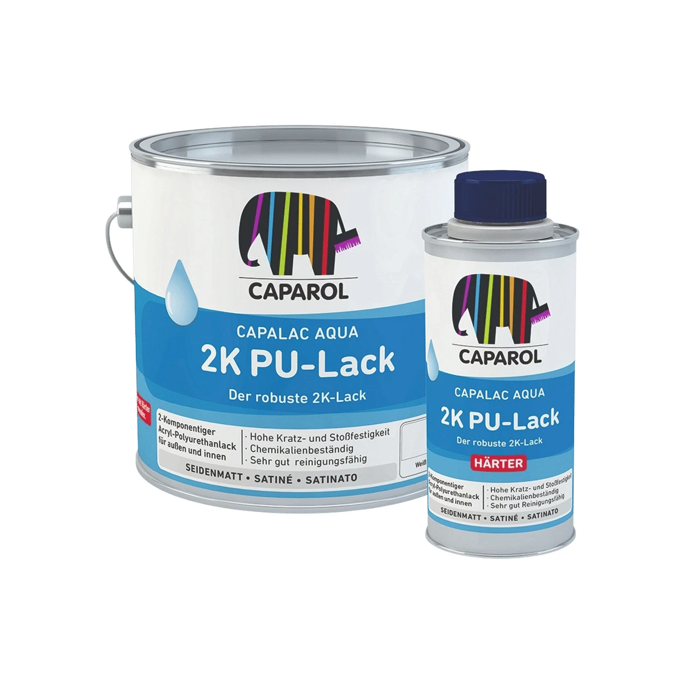 Caparol Capacryl Aqua 2K PU-Lack – Packshot Hersteller