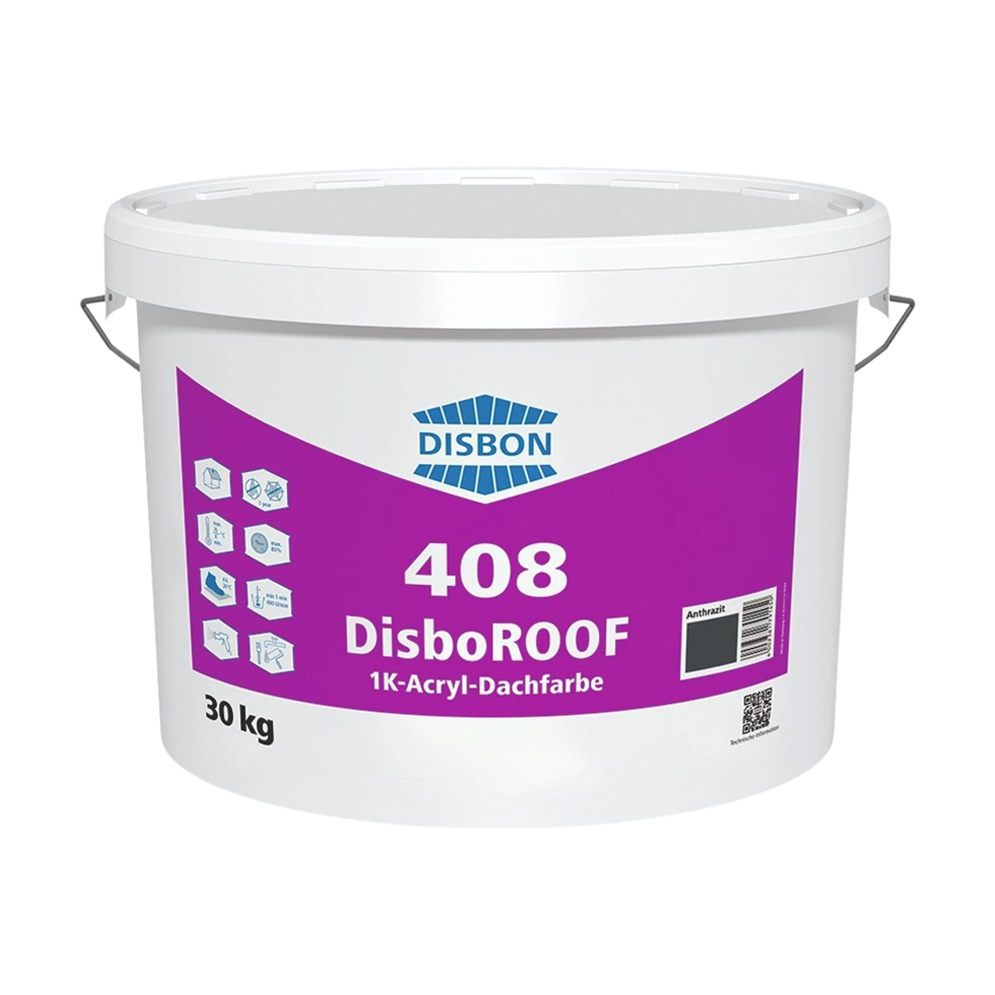Caparol DisboROOF 408 1K-Acryl-Dachfarbe – Packshot Hersteller (Synthesa)