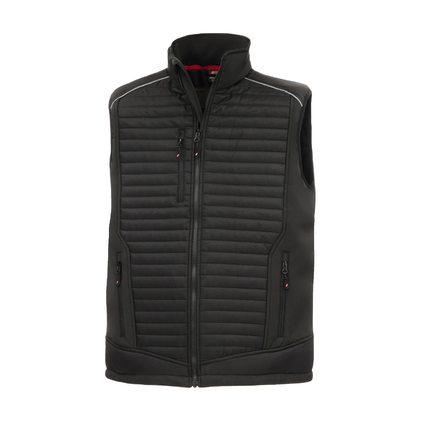 NITRAS gesteppte Softshell-Weste schwarz