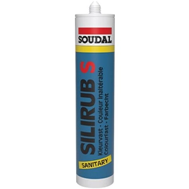Soudal Silirub S Sanitärsilikon 300ml Soudal Silirub S Sanitärsilikon 300ml