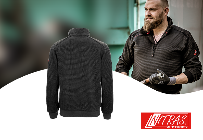 NITRAS Pullover - Sweatshirt schwarz