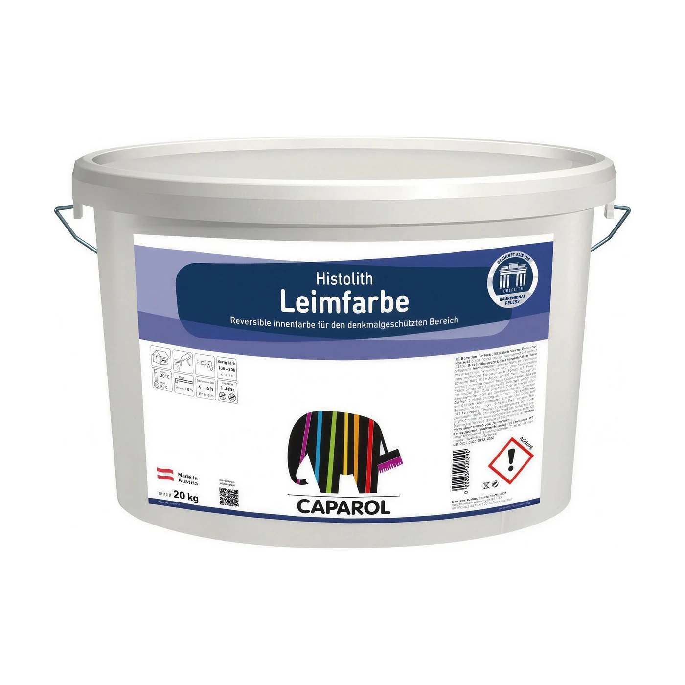 CAPAROL Histolith® Leimfarbe Weiß 20 kg