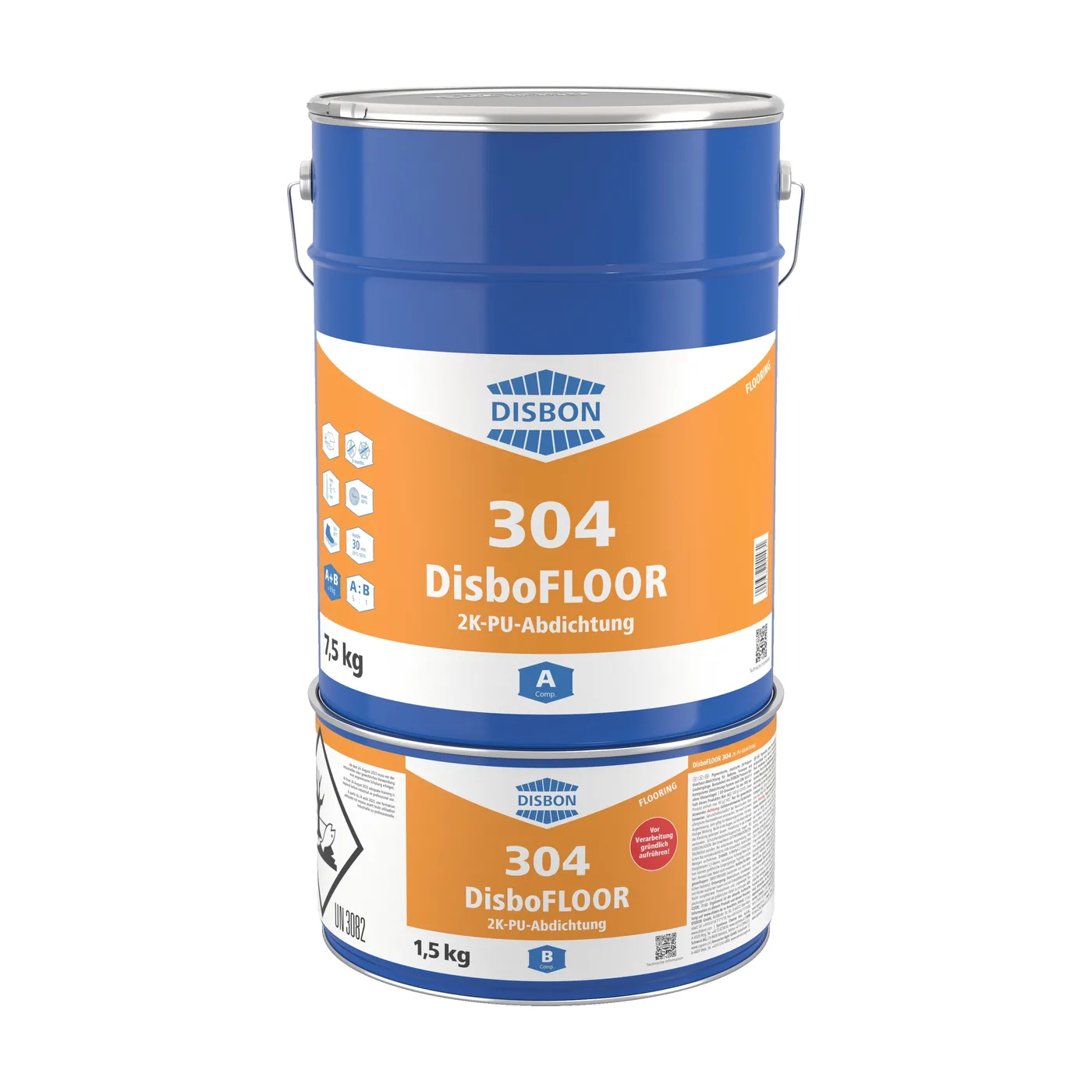 Disbon DisboFLOOR 304 RAPID 2K-PUA-Abdichtung für Balkone
