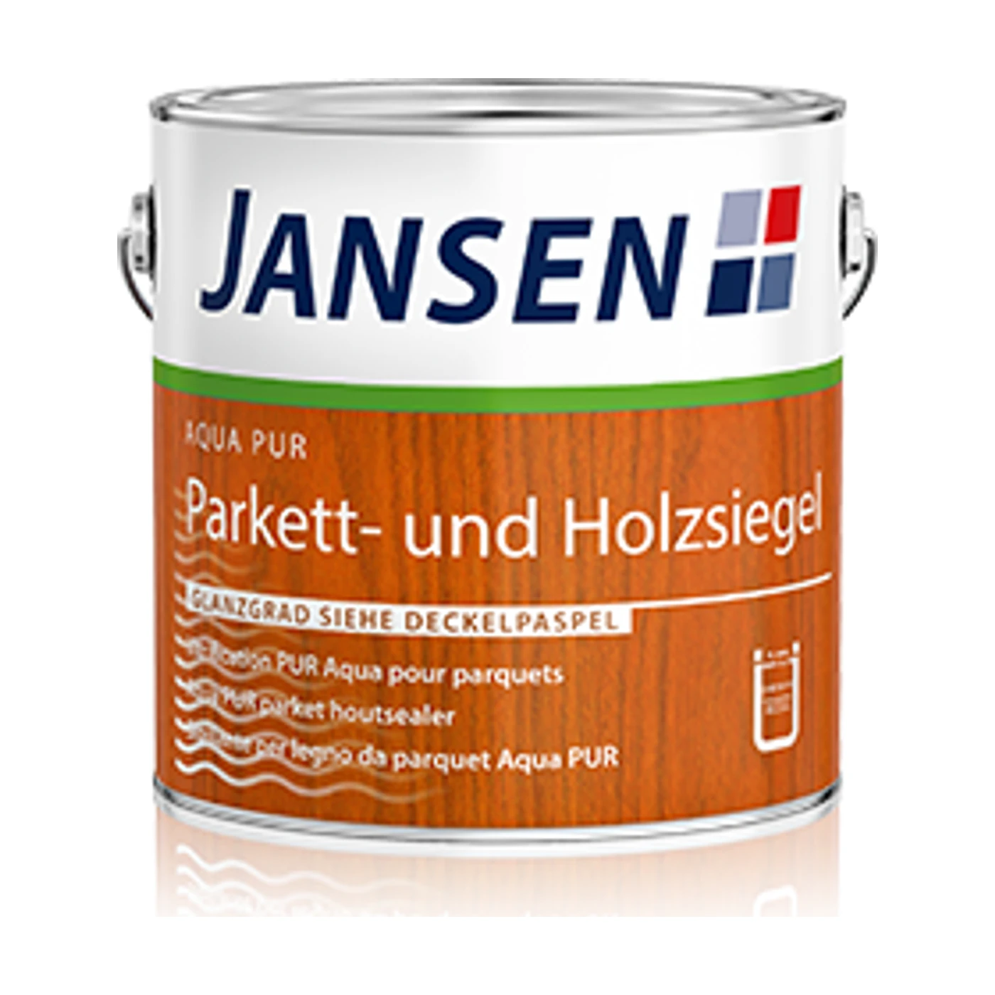 JANSEN Aqua PUR Parkett- und Holzsiegel – Packshot Hersteller (Jansen)