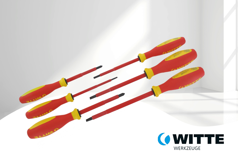 Witte Pro VDE-Schraubendrehersatz 6tlg. Witte Pro VDE-Schraubendrehersatz 6tlg.