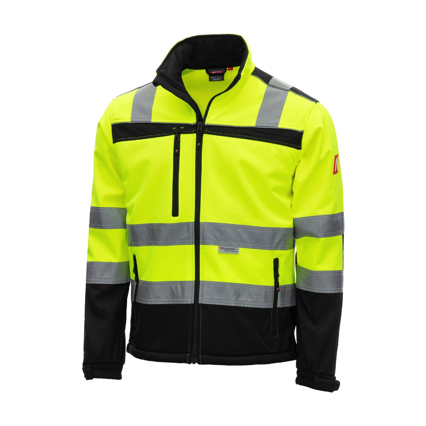 NITRAS Warnschutz - Softshelljacke neongelb