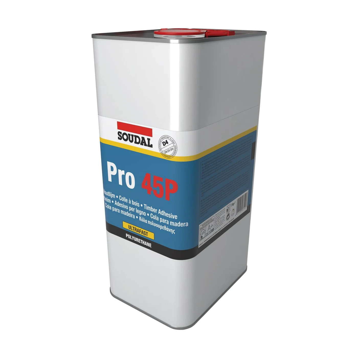 Soudal PRO 45P PU-Holzleim D4- wasserfeste Verbindung