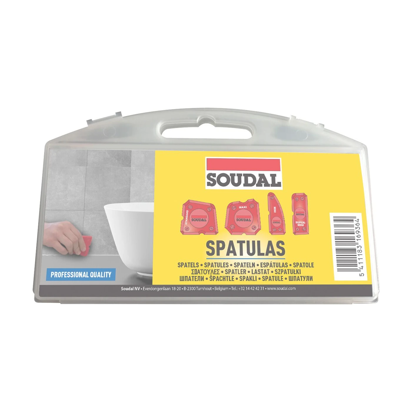 Soudal Fugenglätter-Set 4tlg. für Silikon und Acryl
