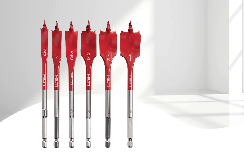 HILTI Holz-Flachfräsbohrersatz 16-32mm 7tlg. HILTI Holz-Flachfräsbohrersatz 16-32mm 7tlg.