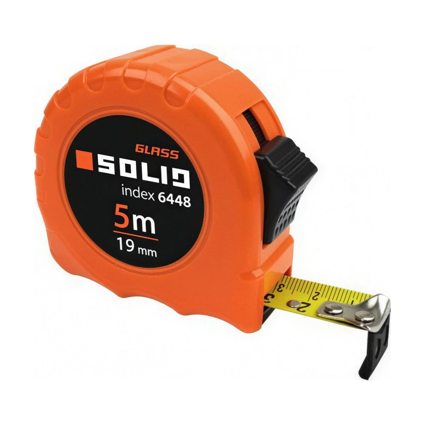 SOLID Rollmaßband - Rollmeter 5m / 25mm Glas