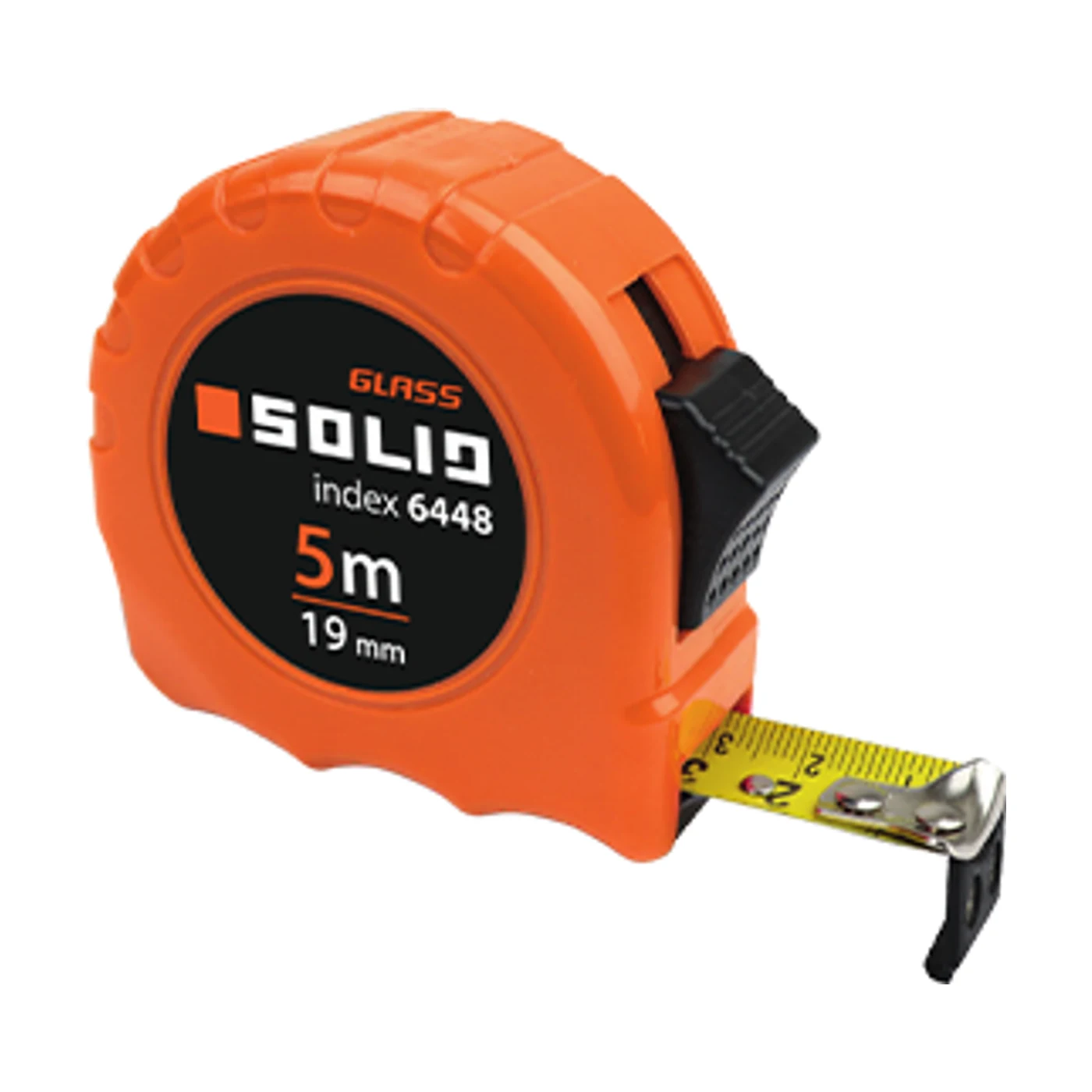 SOLID Rollmaßband - Rollmeter 5m / 25mm Glas