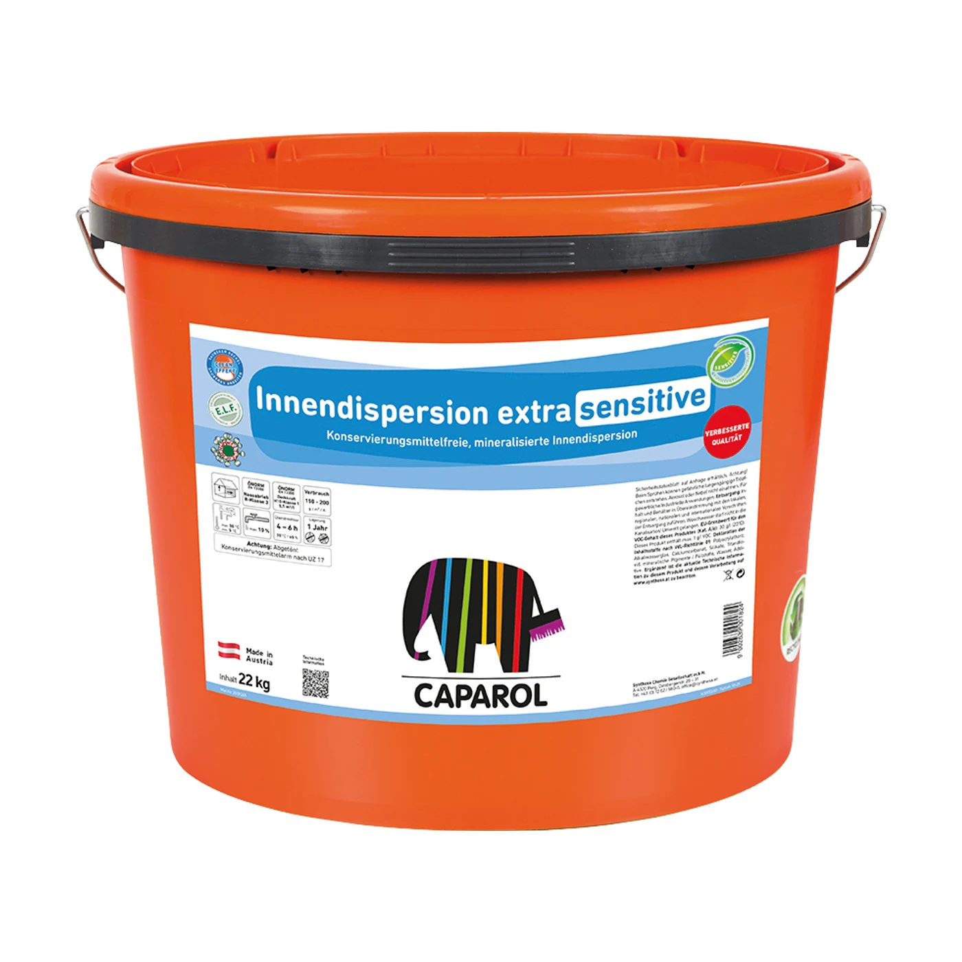 CAPAROL Innendispersion Extra sensitiv Weiß 22 kg