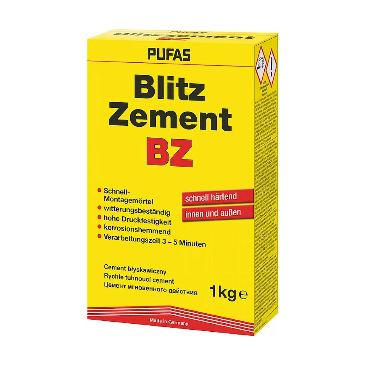 Pufas Blitzzement grau