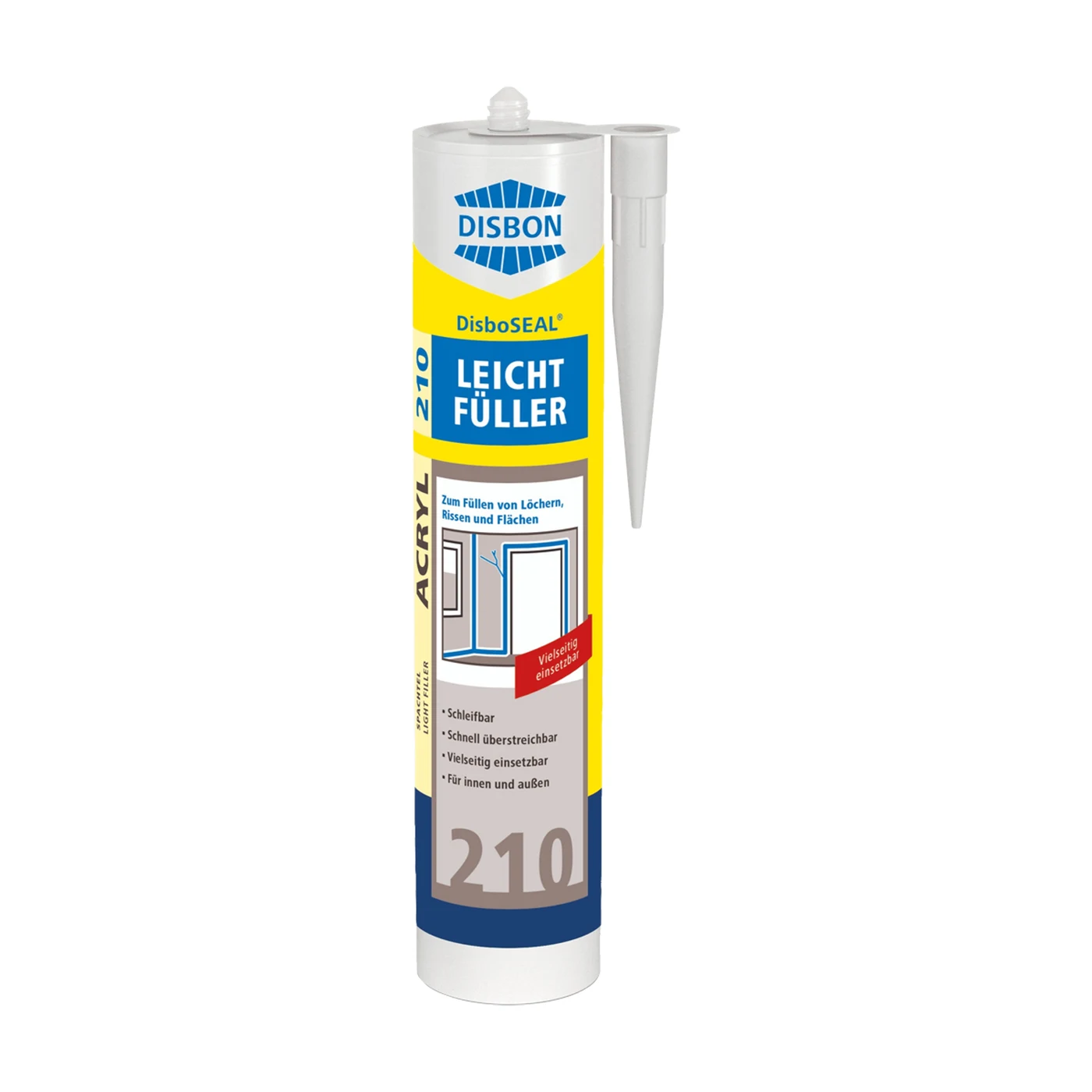 Caparol DisboSEAL 210 Leichtfüller Leichtspachtel für Risse und Löcher – Packshot Hersteller