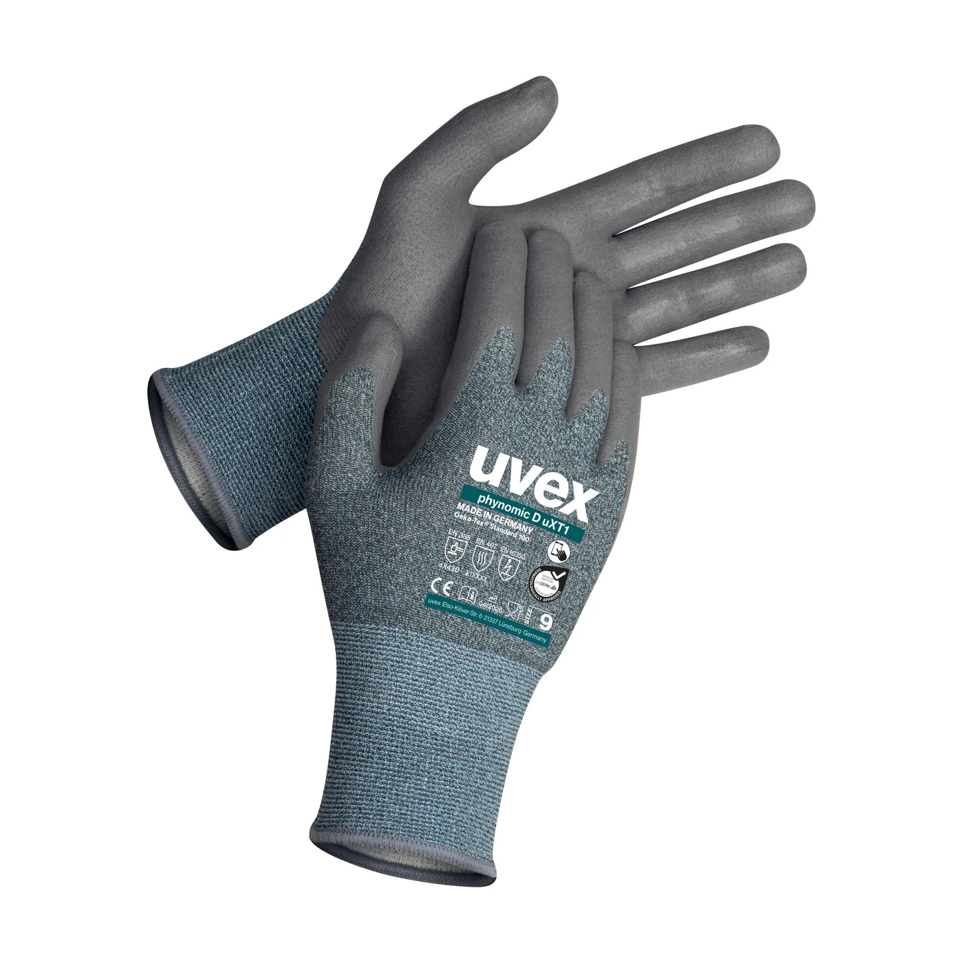 uvex phynomic D uXT1 Schnittschutzhandschuhe – Packshot Hersteller